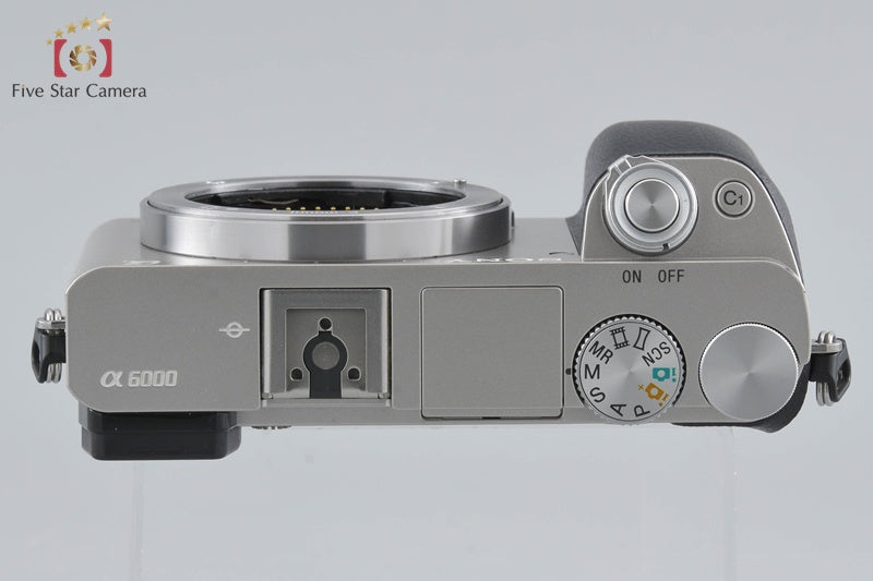 Sony Alpha α6000 ILCE-6000 Silver 24.3 MP Digital Camera [Multiple Languages]
