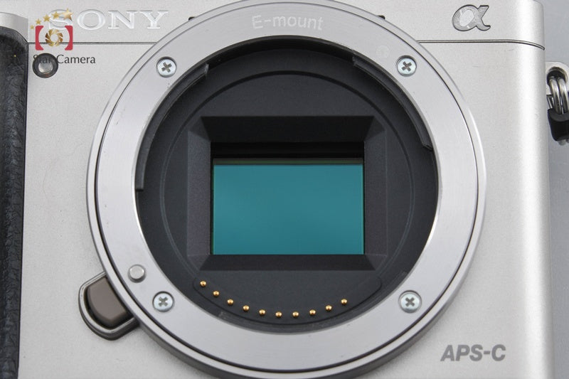 Sony Alpha α6000 ILCE-6000 Silver 24.3 MP Digital Camera [Multiple Languages]