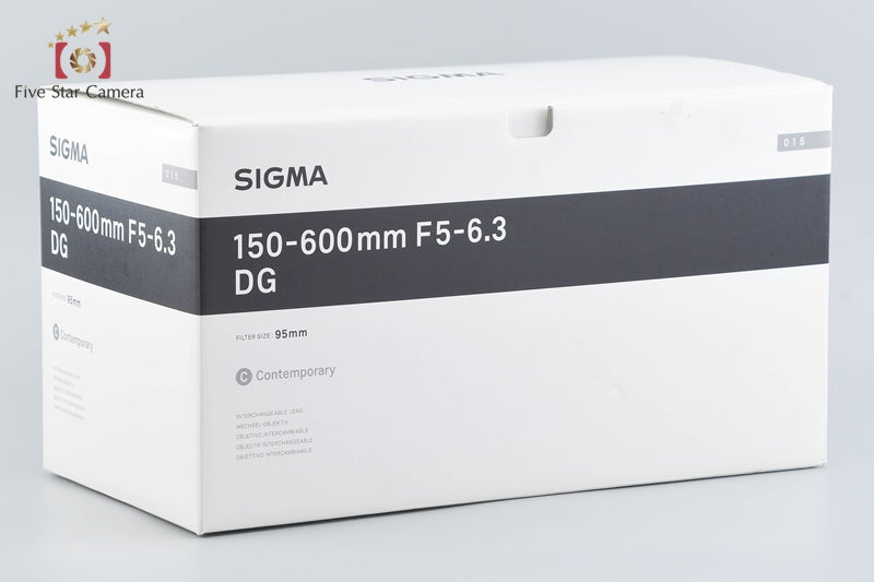 Sigma 150-600mm f/5-6.3 DG OS HSM Contemporary for Canon w/ Box