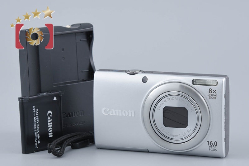 Canon PowerShot A4000 IS Silver 16.0 MP Digital Camera