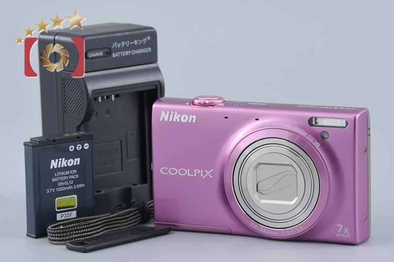 Nikon COOLPIX S6100 Gloss Pink 16.0 MP Digital Camera