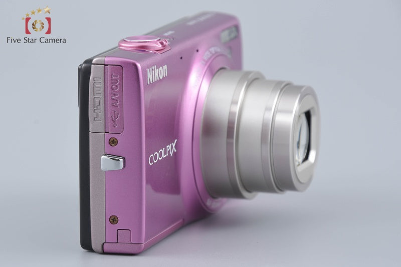 Nikon COOLPIX S6100 Gloss Pink 16.0 MP Digital Camera
