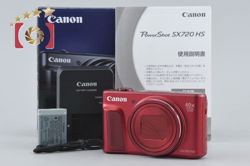 Canon PowerShot SX720 HS Red 20.3 MP Digital Camera w/ Box