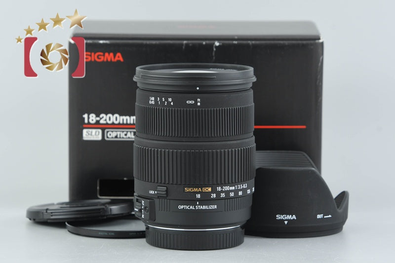 SIGMA 18-200mm f/3.5-6.3 DC OS for Canon w/ Box