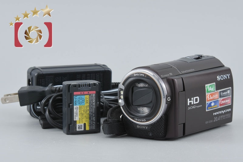 Sony HANDYCAM HDR-CX590V Brown Full Hi-Vision Camcorder [Japanese Language Only]