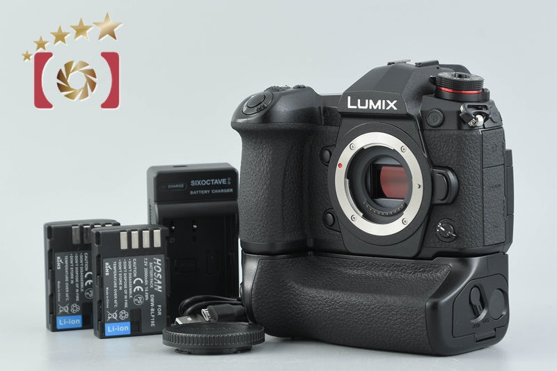 Panasonic LUMIX DC-G9 Black 20.3 MP Mirrorless Camera + DMW-BGG9 Battery Grip