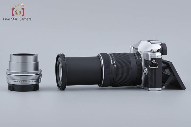 "Count 788" Olympus OM-D E-M10 Mark III Silver 16.1 MP 14-42 40-150 EZ Lenses