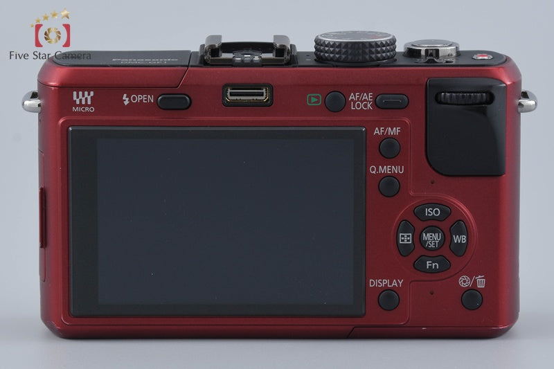 Panasonic LUMIX DMC-GF1C Urban Red 12.1 MP 20mm Lens [Japanese Language Only]