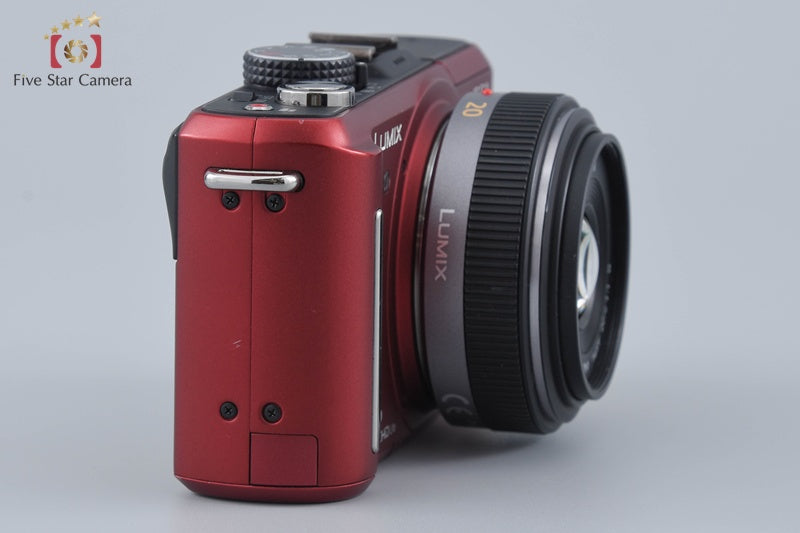 Panasonic LUMIX DMC-GF1C Urban Red 12.1 MP 20mm Lens [Japanese Language Only]