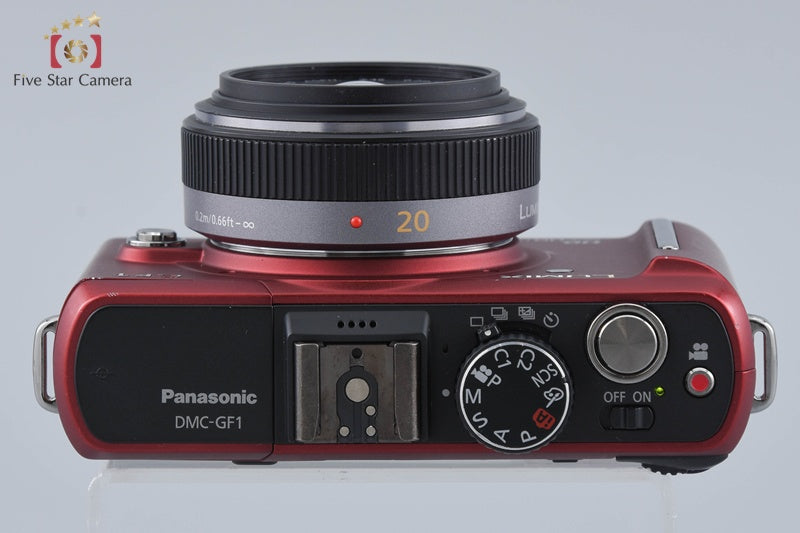 Panasonic LUMIX DMC-GF1C Urban Red 12.1 MP 20mm Lens [Japanese Language Only]