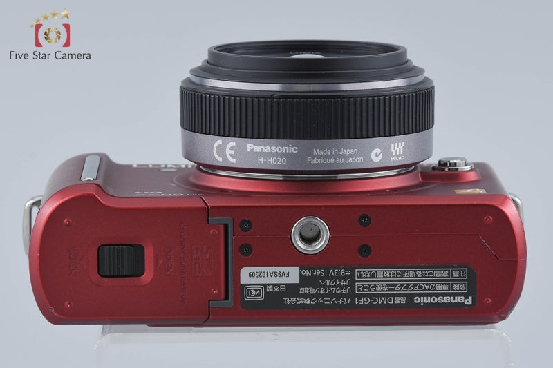 Panasonic LUMIX DMC-GF1C Urban Red 12.1 MP 20mm Lens [Japanese Language Only]
