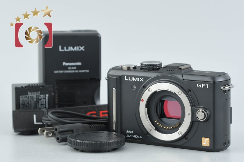 Panasonic LUMIX DMC-GF1 Black 12.1 MP Mirrorless Camera [Japanese Language Only]
