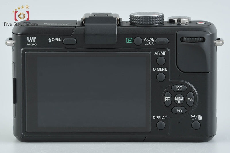 Panasonic LUMIX DMC-GF1 Black 12.1 MP Mirrorless Camera [Japanese Language Only]