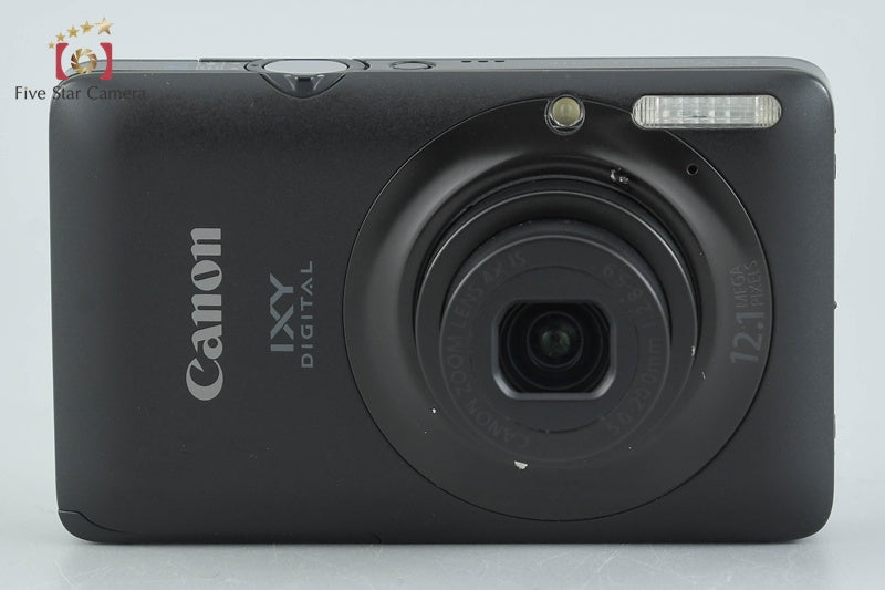 Canon IXY Digital 220 IS Black 12.1 MP Digital Camera w/ Box