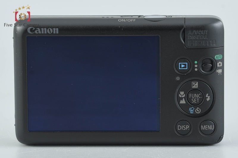 Canon IXY Digital 220 IS Black 12.1 MP Digital Camera w/ Box