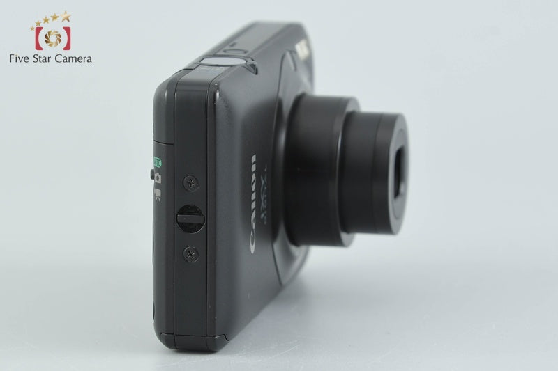 Canon IXY Digital 220 IS Black 12.1 MP Digital Camera w/ Box
