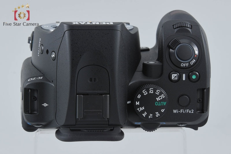 "Shutter count 6" PENTAX K-70 Black 24.0 MP DSLR Camera Body w/ Box