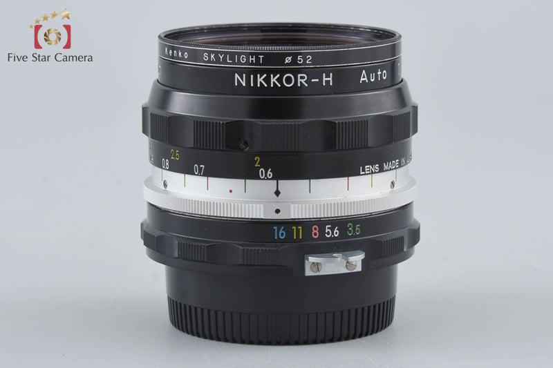 Nikon NIKKOR-H Auto 28mm f/3.5 Non Ai Lens