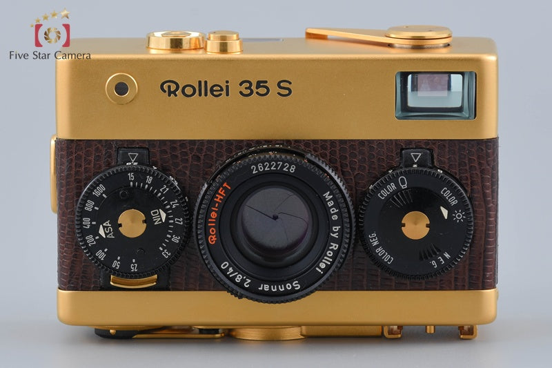 Rollei 35S Gold 60th Anniversary Model 35mm Point & Shoot Film Camera