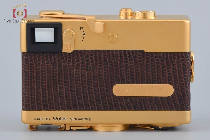 Rollei 35S Gold 60th Anniversary Model 35mm Point & Shoot Film Camera