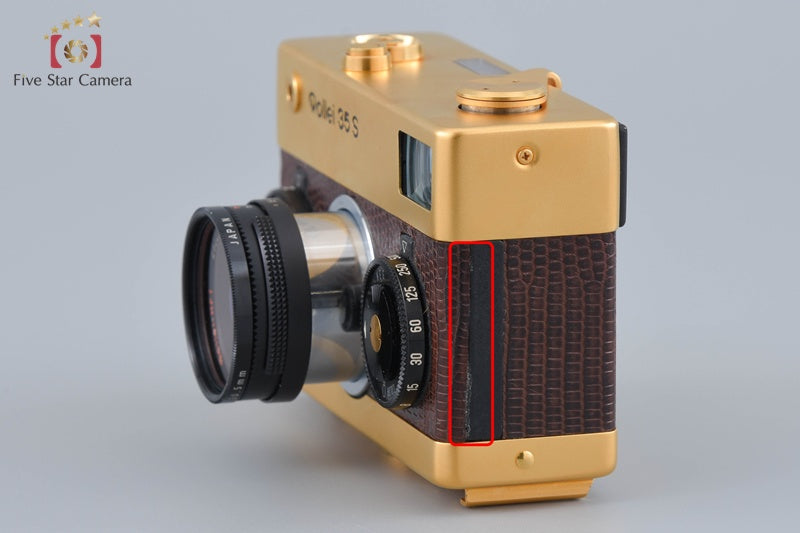 Rollei 35S Gold 60th Anniversary Model 35mm Point & Shoot Film Camera