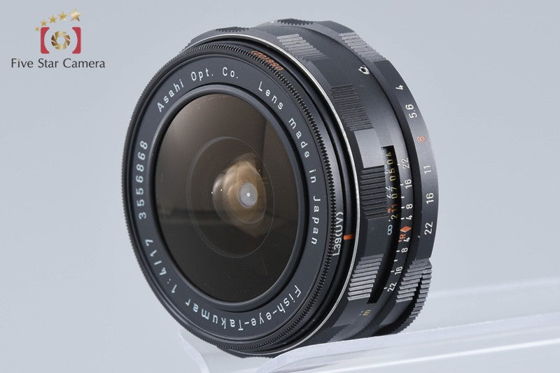 PENTAX SMC Fish-eye-Takumar 17mm f/4 M42 Mount Lens