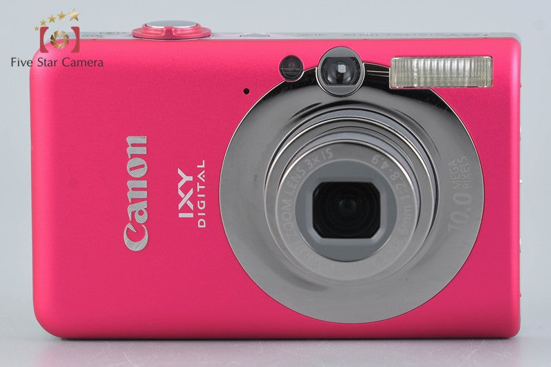 Canon IXY Digital 110 IS Red 10.0 MP Digital Camera w/ Box
