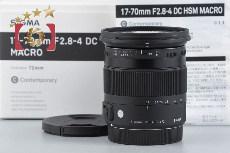 Sigma 17-70mm f/2.8-4 DC MACRO OS HSM Contemporary for Canon w/ Box