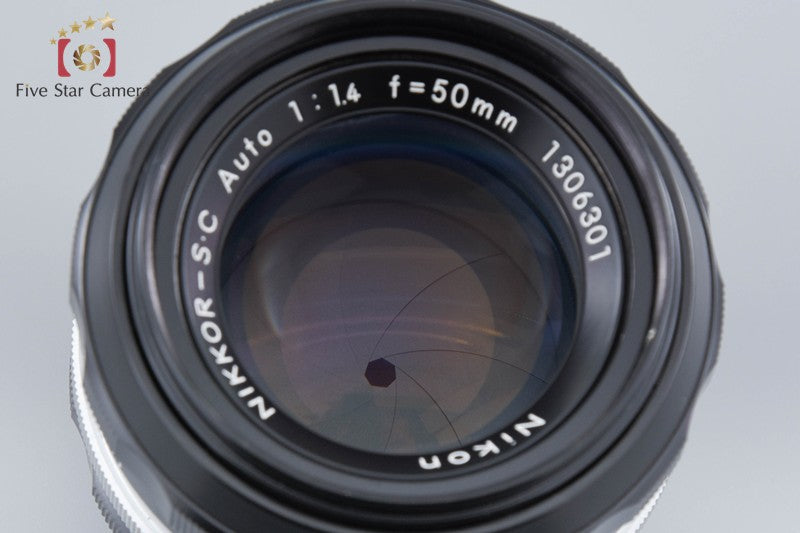 Nikon NIKKOR-S.C Auto 50mm f/1.4 Non Ai Lens