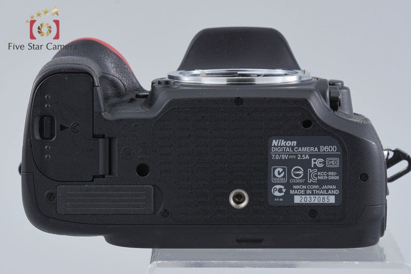 Nikon D600 24.3 MP Full Frame Digital SLR Camera Body