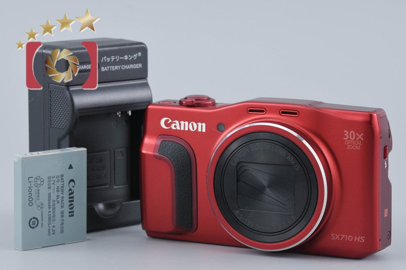 Canon PowerShot SX710 HS Red 20.3 MP Digital Camera