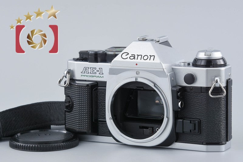 Canon AE-1 PROGRAM Silver 35mm SLR Film Camera Body