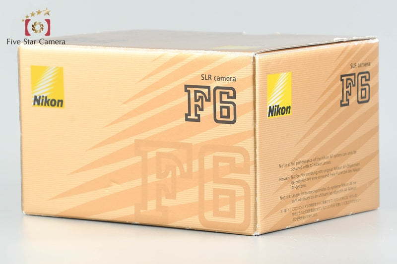 Nikon F6 35mm SLR Film Camera Body w/ Box