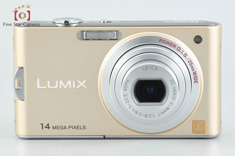 Panasonic LUMIX DMC-FX66 Gold 14.1 MP Digital Camera [Japanese Language Only]