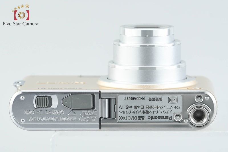 Panasonic LUMIX DMC-FX66 Gold 14.1 MP Digital Camera [Japanese Language Only]