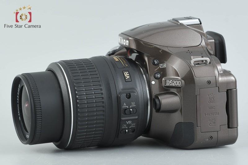 Nikon D5200 Bronze 24.1 MP Digital SLR Camera 18-55 VR Lens