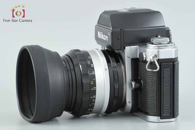 Nikon F2 Photomic Silver 35mm SLR Film Camera + NIKKOR-S.C Auto 50mm f/1.4