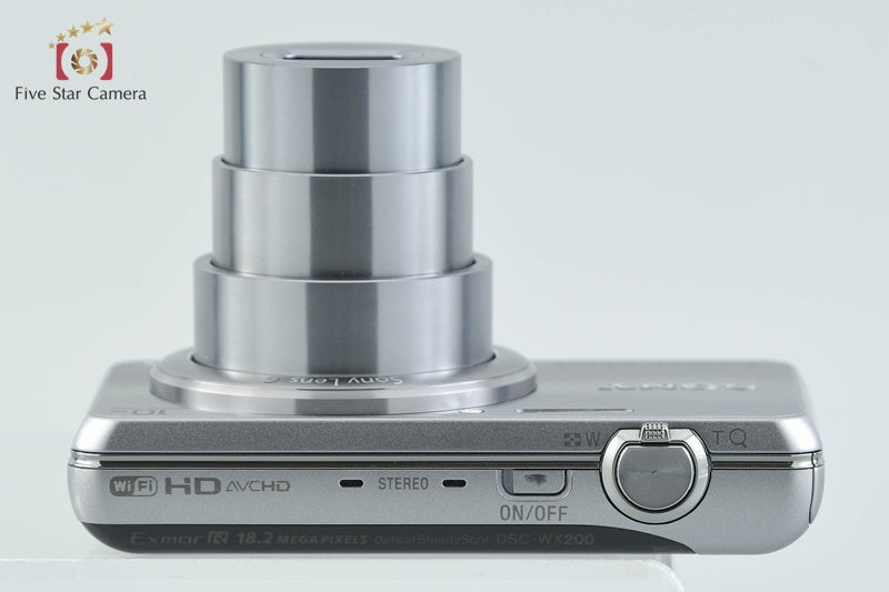 Sony Cyber-Shot DSC-WX200 Silver 18.2 MP Digital Camera [Japanese Language Only]