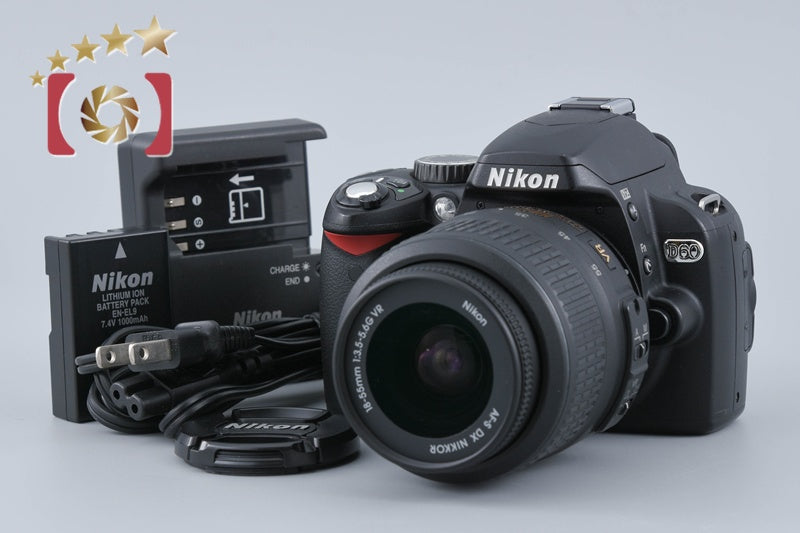 Nikon D60 10.2 MP Digital SLR Camera 18-55 Lens