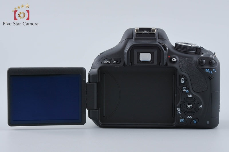 "Count 1,992" Canon EOS Kiss X5 / Rebel T3i / 600D 18.0 MP DSLR Camera Body