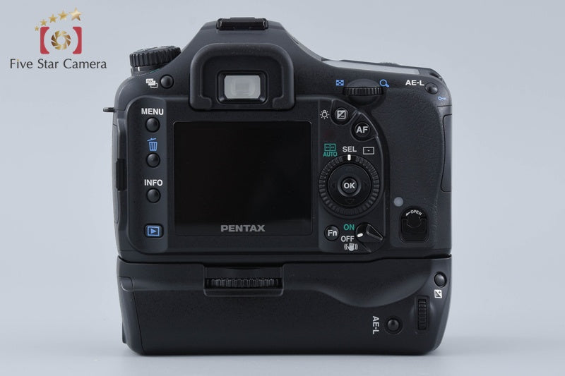 "Count 2,299" PENTAX K10D 10.2 MP Digital SLR Camera 18-55 Lens w/ D-BG2