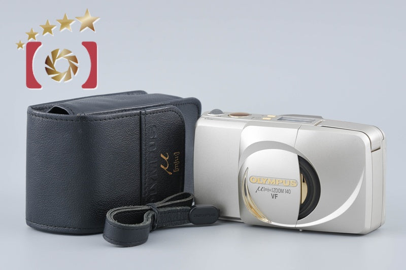 Olympus μ[mju:] ZOOM 140 VF Point & Shoot 35mm Film Camera