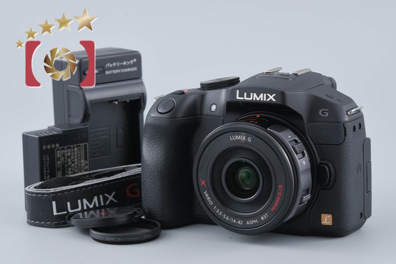 Panasonic LUMIX DMC-G6 Black 16.0 MP 14-42 Lens [Japanese Language Only]