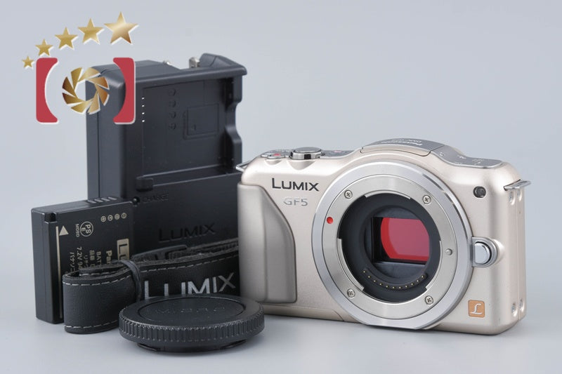 Panasonic LUMIX DMC-GF5 Gold 12.1 MP Mirrorless Camera [Japanese Language Only]