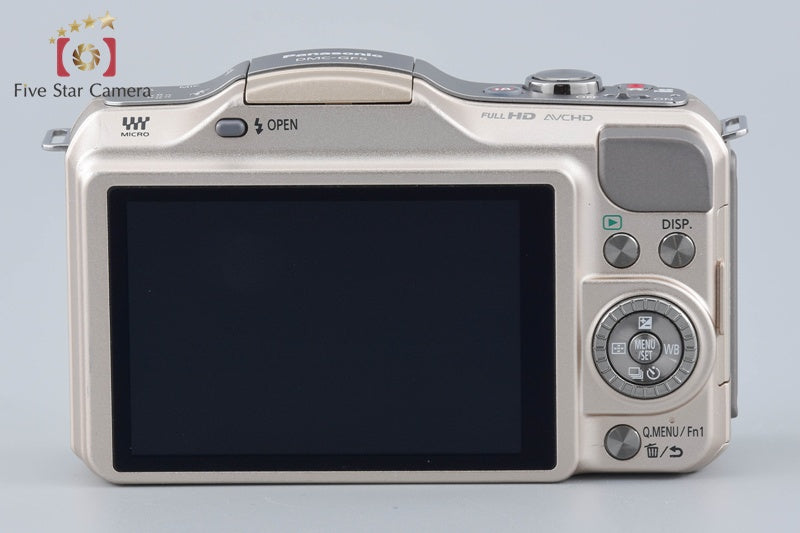 Panasonic LUMIX DMC-GF5 Gold 12.1 MP Mirrorless Camera [Japanese Language Only]