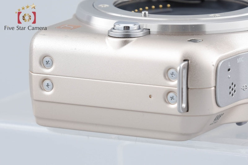 Panasonic LUMIX DMC-GF5 Gold 12.1 MP Mirrorless Camera [Japanese Language Only]
