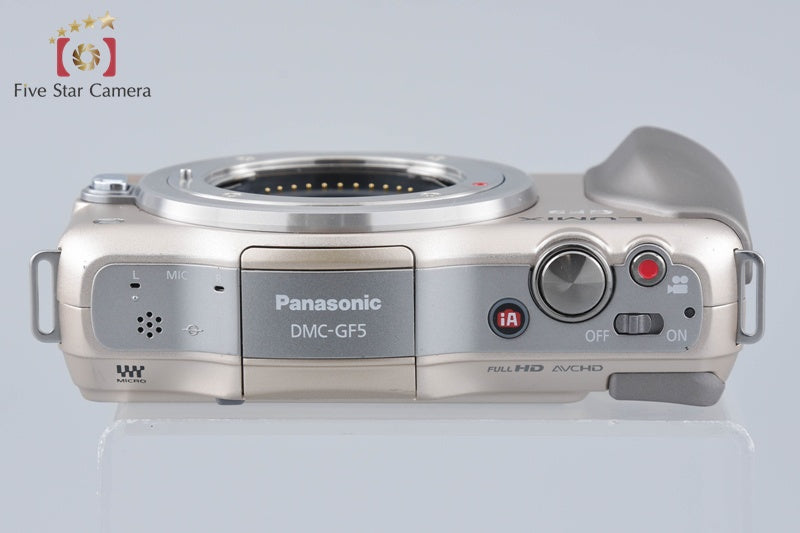 Panasonic LUMIX DMC-GF5 Gold 12.1 MP Mirrorless Camera [Japanese Language Only]