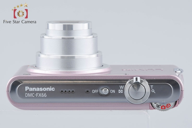 Panasonic LUMIX DMC-FX66 Pink 14.1 MP Digital Camera [Japanese Language Only]