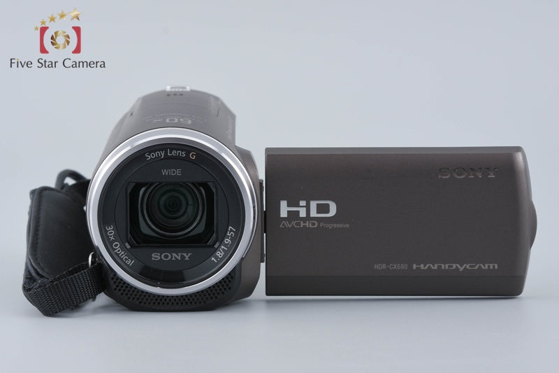 Sony Handycam HDR-CX680 Bronze Brown Digital HD Camcorder [Multiple Languages]