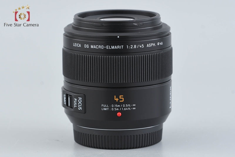 Panasonic LEICA DG MACRO-ELMARIT 45mm f/2.8 ASPH. H-ES045
